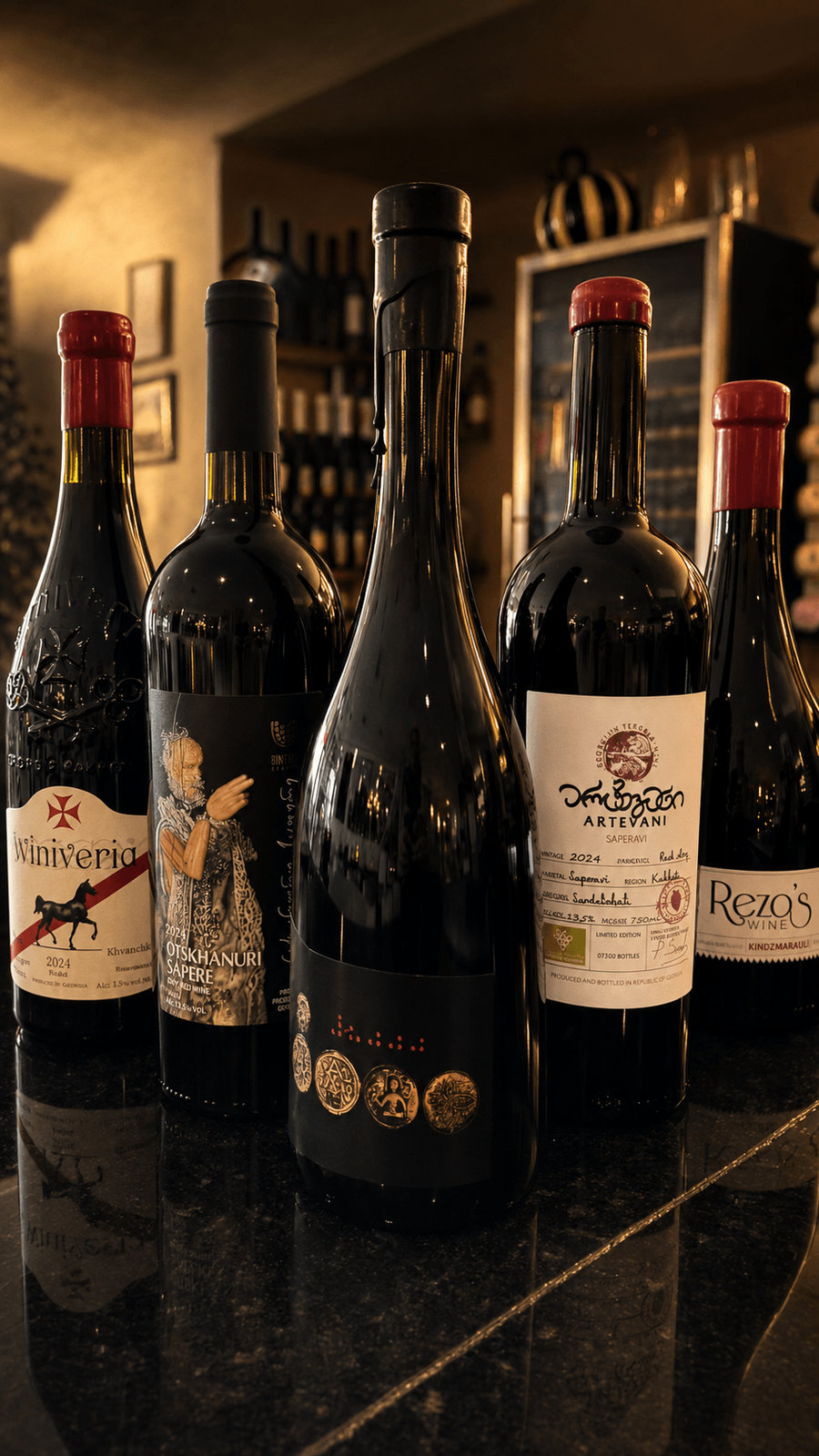 Georgian red wine