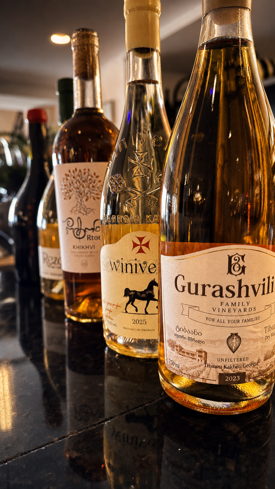 Georgian white wine